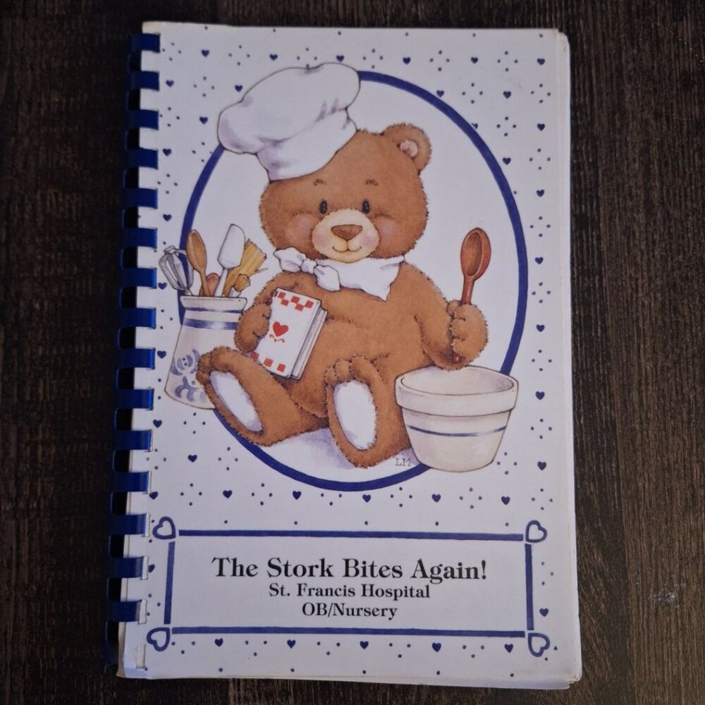 Stork Bites Again‎ Cook Book St Francis Hospital OB Nursery Labor Delivery